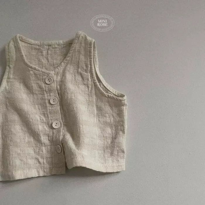 Mini Robe - Korean Baby Fashion - #babyboutiqueclothing - Bebe Bon Jovi Vest - 6