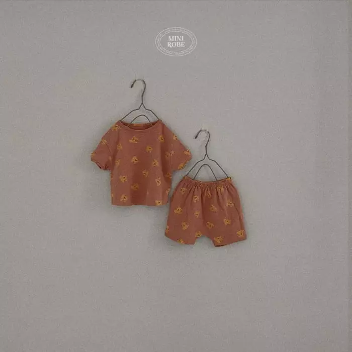 Mini Robe - Korean Baby Fashion - #babyboutique - Bebe Monchi Tee - 4