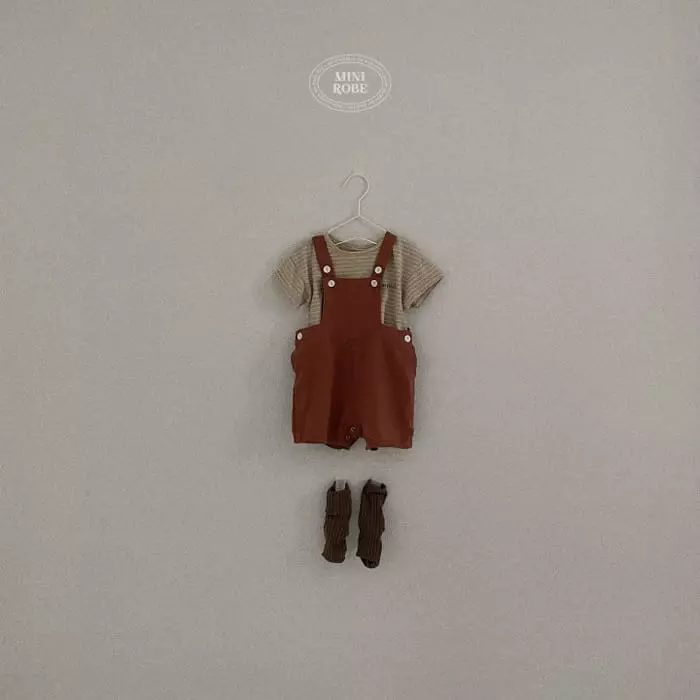 Mini Robe - Korean Baby Fashion - #babyboutiqueclothing - Bebe Lego Dungarees - 12