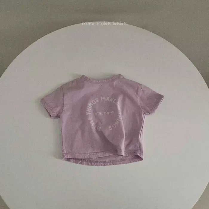 Mini Robe - Korean Baby Fashion - #babyboutiqueclothing - Bebe Thinks Tee - 5
