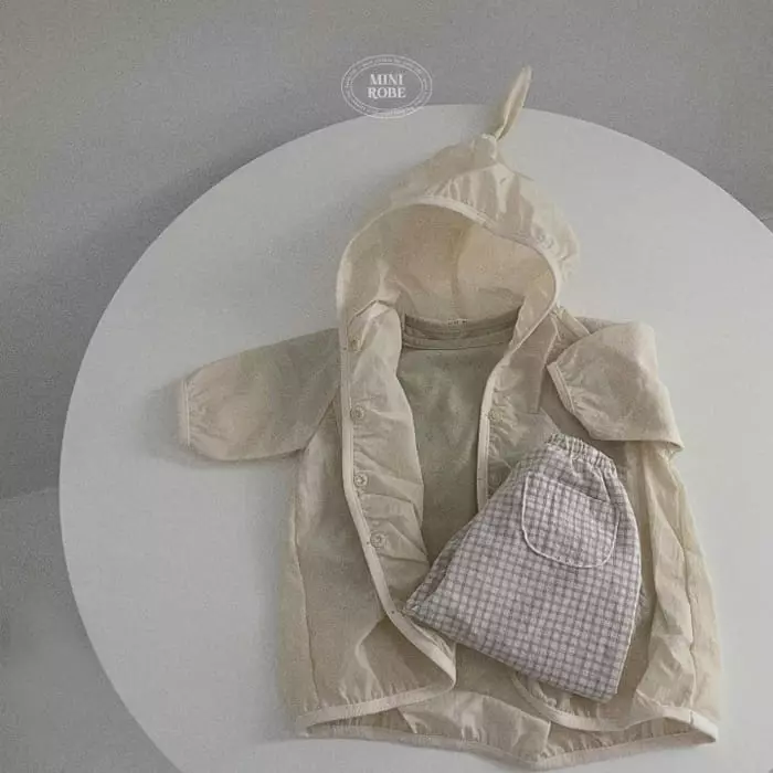 Mini Robe - Korean Baby Fashion - #babyclothing - Bebe Summer Check Pants - 11