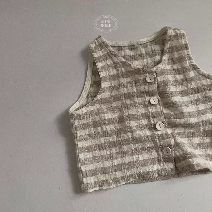 Mini Robe - Korean Baby Fashion - #babyclothing - Bebe Bon Jovi Vest - 7