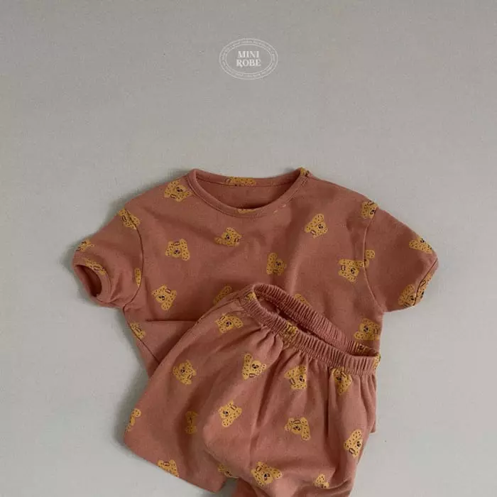 Mini Robe - Korean Baby Fashion - #babyclothing - Bebe Monchi Tee - 5