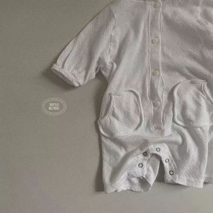 Mini Robe - Korean Baby Fashion - #babyclothing - Bebe Organic Bodysuit - 8