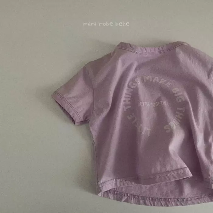 Mini Robe - Korean Baby Fashion - #babyclothing - Bebe Thinks Tee - 6