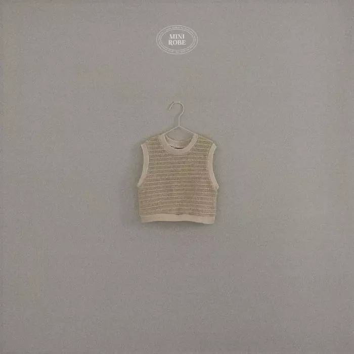 Mini Robe - Korean Baby Fashion - #babyclothing - Bebe Knit Vest - 2