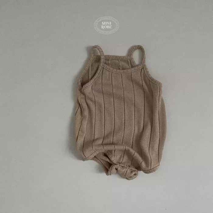 Mini Robe - Korean Baby Fashion - #babyclothing - Bebe Knit Bodysuit