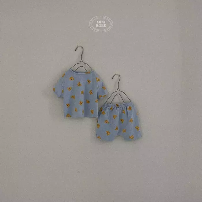 Mini Robe - Korean Baby Fashion - #babyfashion - Bebe Monchi Tee - 6