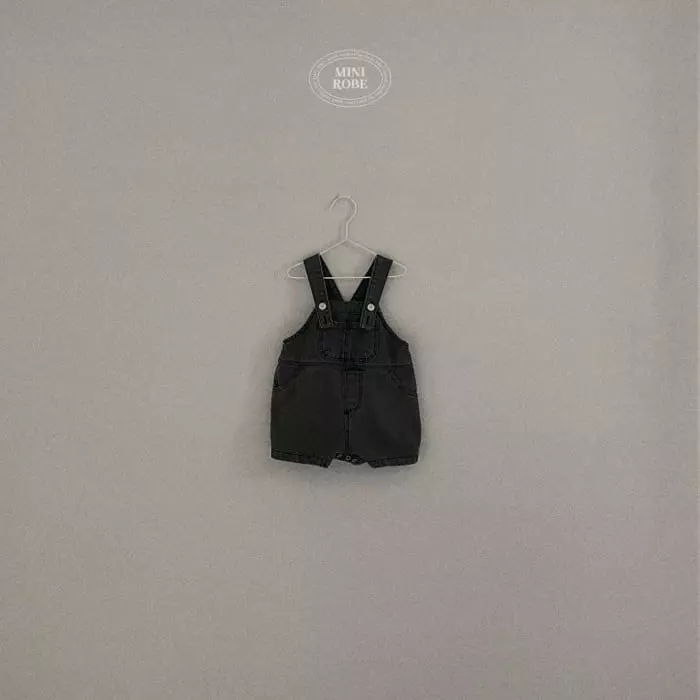Mini Robe - Korean Baby Fashion - #babyclothing - Bebe Denim Dungarees - 4