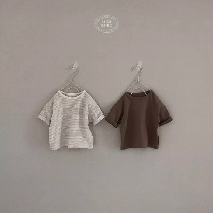 Mini Robe - Korean Baby Fashion - #babyfashion - Bebe Capri One Plus One Tee 1+1 - 8