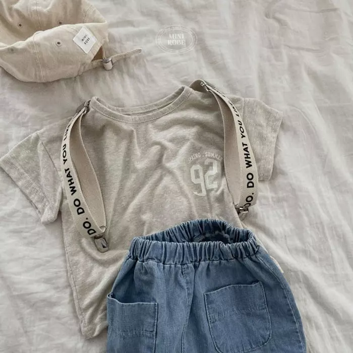 Mini Robe - Korean Baby Fashion - #babyfever - Bebe Denim Shorts - 12