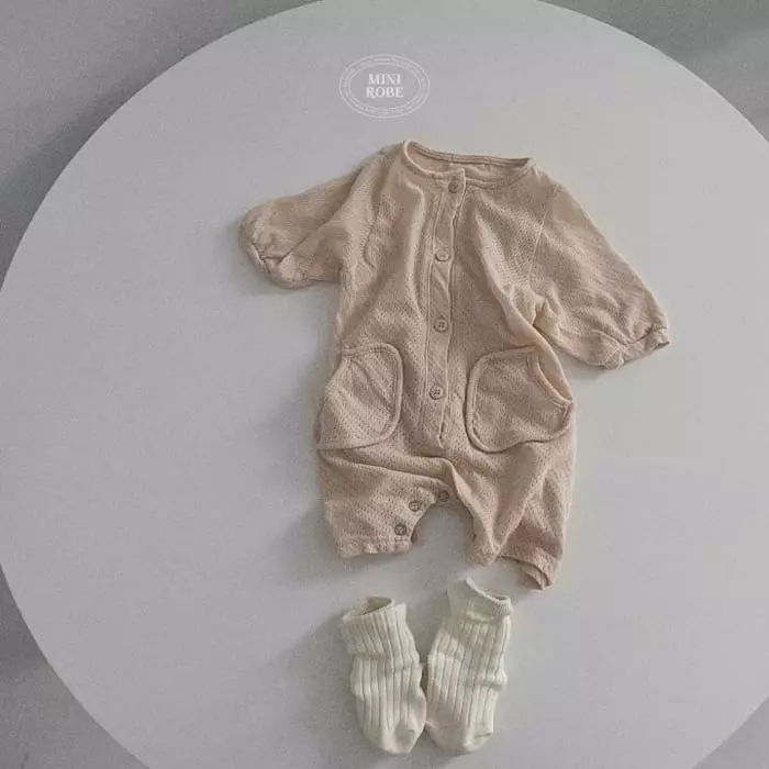Mini Robe - Korean Baby Fashion - #babyfever - Bebe Organic Bodysuit - 10
