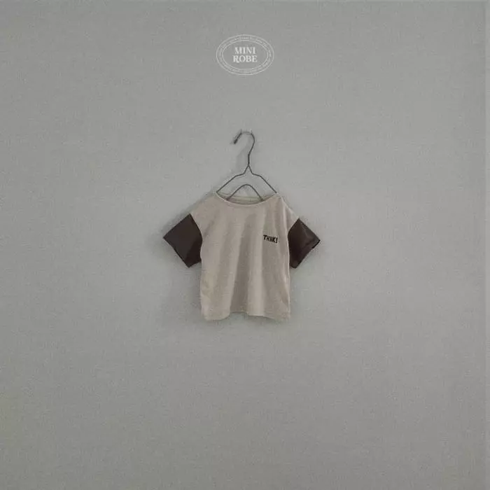Mini Robe - Korean Baby Fashion - #babyfever - Bebe Square Tee - 2