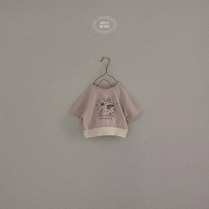Mini Robe - Korean Baby Fashion - #babylifestyle - Bebe Space Sweatshirt - 3