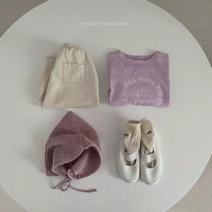 Mini Robe - Korean Baby Fashion - #babylifestyle - Bebe Thinks Tee - 10