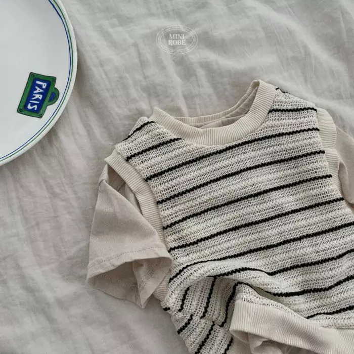 Mini Robe - Korean Baby Fashion - #babylifestyle - Bebe Knit Vest - 6