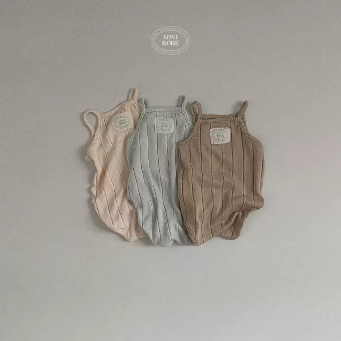 Mini Robe - Korean Baby Fashion - #babylifestyle - Bebe Knit Bodysuit - 5