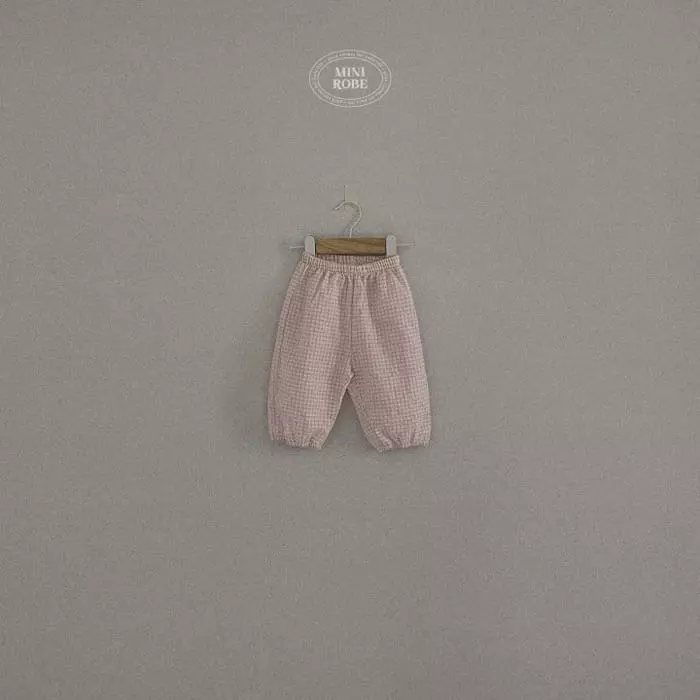 Mini Robe - Korean Baby Fashion - #babyoninstagram - Bebe Summer Check Pants