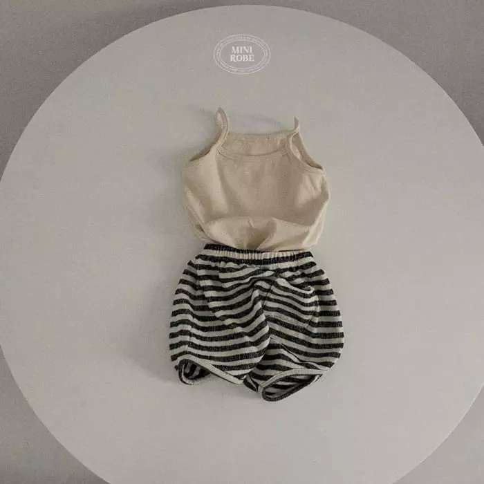 Mini Robe - Korean Baby Fashion - #babyoninstagram - Bebe Chocolate Top Bottom Set - 8