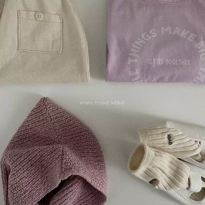 Mini Robe - Korean Baby Fashion - #babyoninstagram - Bebe Thinks Tee - 11