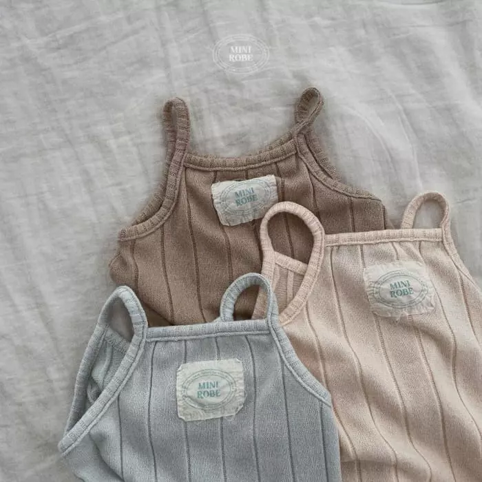 Mini Robe - Korean Baby Fashion - #babyoninstagram - Bebe Knit Bodysuit - 6