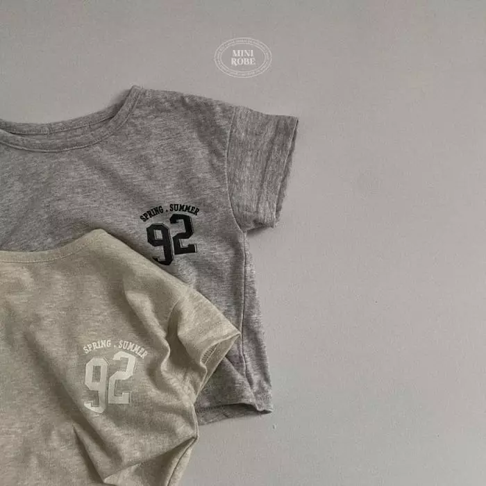 Mini Robe - Korean Baby Fashion - #babyoninstagram - Bebe 92 Tee