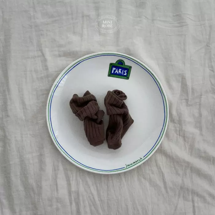 Mini Robe - Korean Baby Fashion - #babyootd - Bebe Retro Socks Set - 9