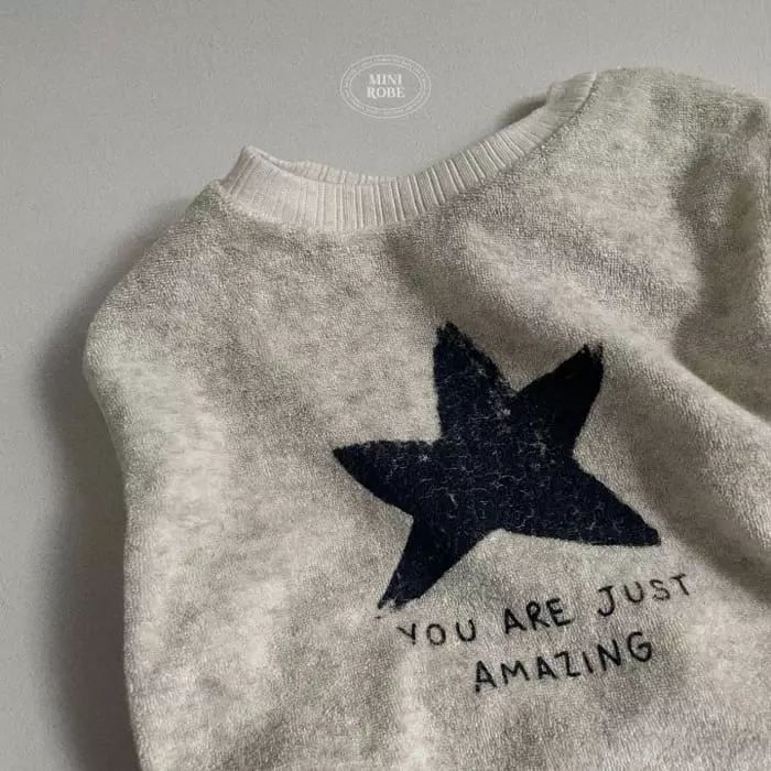 Mini Robe - Korean Baby Fashion - #babyootd - Bebe Star Vest - 7