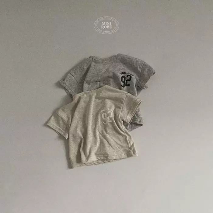 Mini Robe - Korean Baby Fashion - #babyootd - Bebe 92 Tee - 2