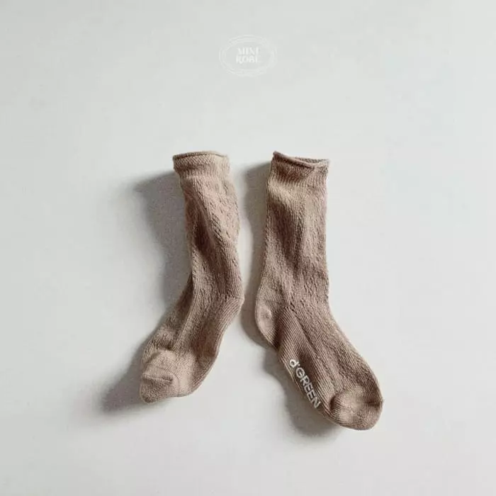 Mini Robe - Korean Baby Fashion - #babyoutfit - Bebe Floral Socks Set - 10