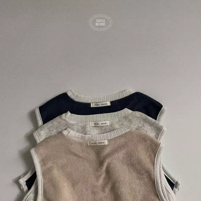 Mini Robe - Korean Baby Fashion - #babyoutfit - Bebe Star Vest - 8