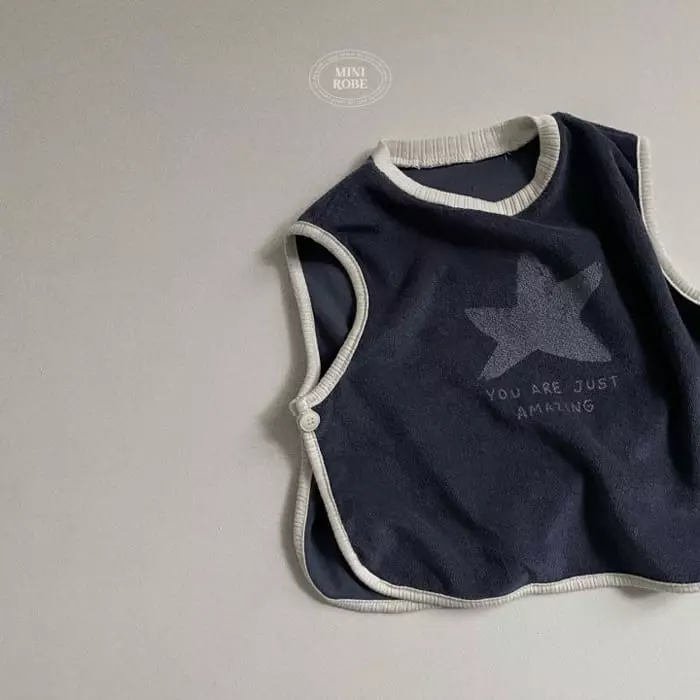 Mini Robe - Korean Baby Fashion - #babyoutfit - Bebe Star Vest - 9