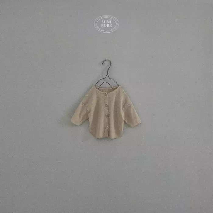 Mini Robe - Korean Baby Fashion - #babyootd - Bebe Summer Cardigan - 4