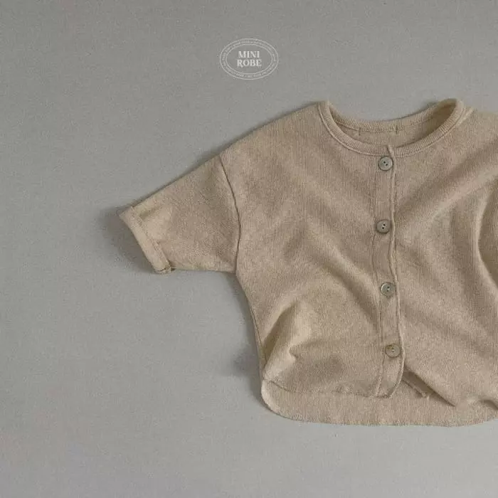 Mini Robe - Korean Baby Fashion - #babyoutfit - Bebe Summer Cardigan - 5