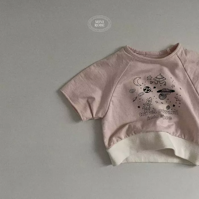 Mini Robe - Korean Baby Fashion - #babyoutfit - Bebe Space Sweatshirt - 7