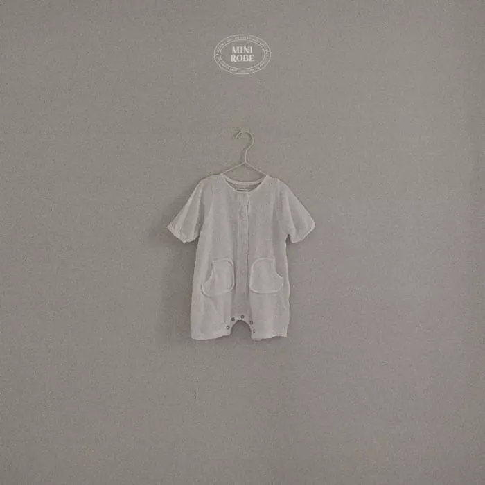 Mini Robe - Korean Baby Fashion - #babyoutfit - Bebe Organic Bodysuit