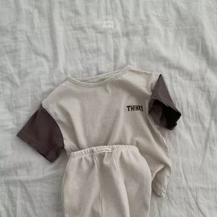 Mini Robe - Korean Baby Fashion - #babyoutfit - Bebe Mini Waffle Pants - 12