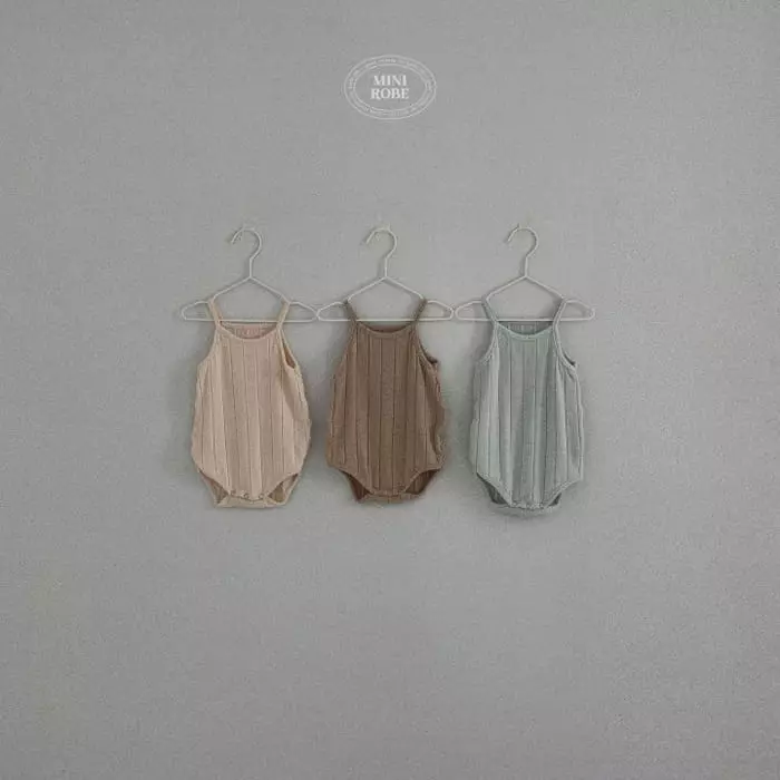 Mini Robe - Korean Baby Fashion - #babyoutfit - Bebe Knit Bodysuit - 8
