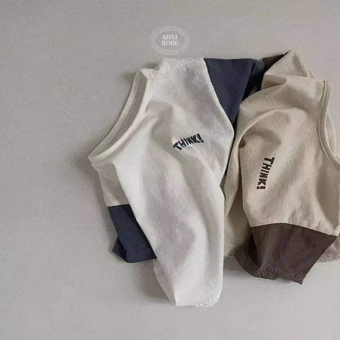 Mini Robe - Korean Baby Fashion - #babyoutfit - Bebe Square Tee - 8