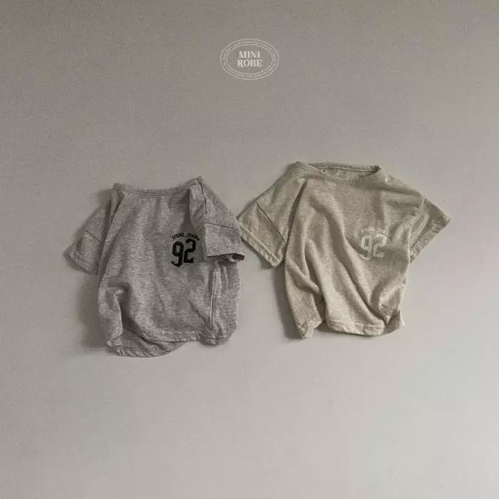 Mini Robe - Korean Baby Fashion - #babyoutfit - Bebe 92 Tee - 3