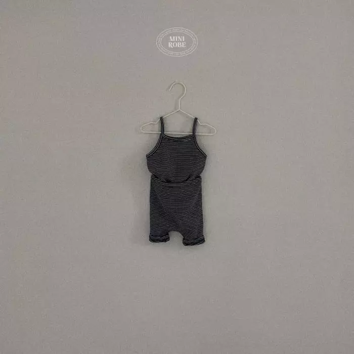 Mini Robe - Korean Baby Fashion - #babywear - Bebe Sleeveless Bottom Set - 8