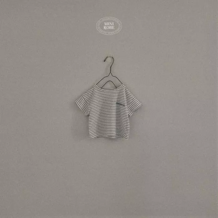 Mini Robe - Korean Baby Fashion - #babywear - Bebe simple Tee - 3