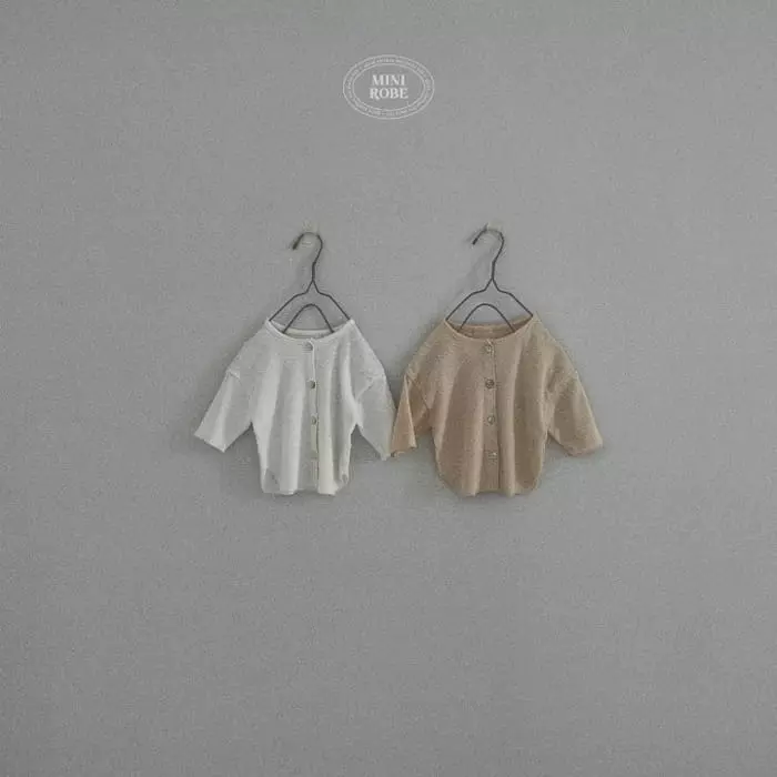 Mini Robe - Korean Baby Fashion - #onlinebabyboutique - Bebe Summer Cardigan - 7