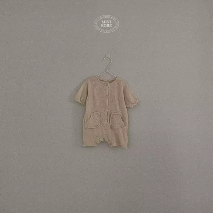 Mini Robe - Korean Baby Fashion - #onlinebabyboutique - Bebe Organic Bodysuit - 3