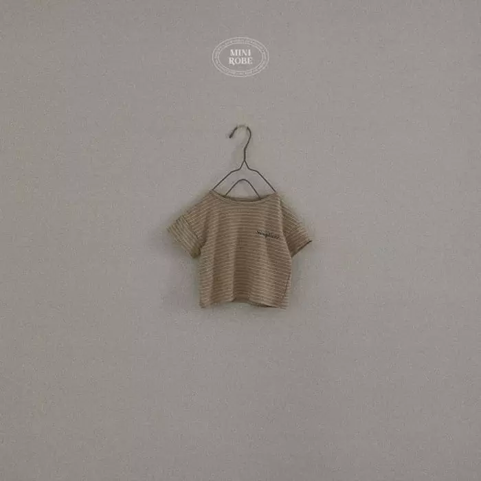 Mini Robe - Korean Baby Fashion - #babywear - Bebe simple Tee - 4