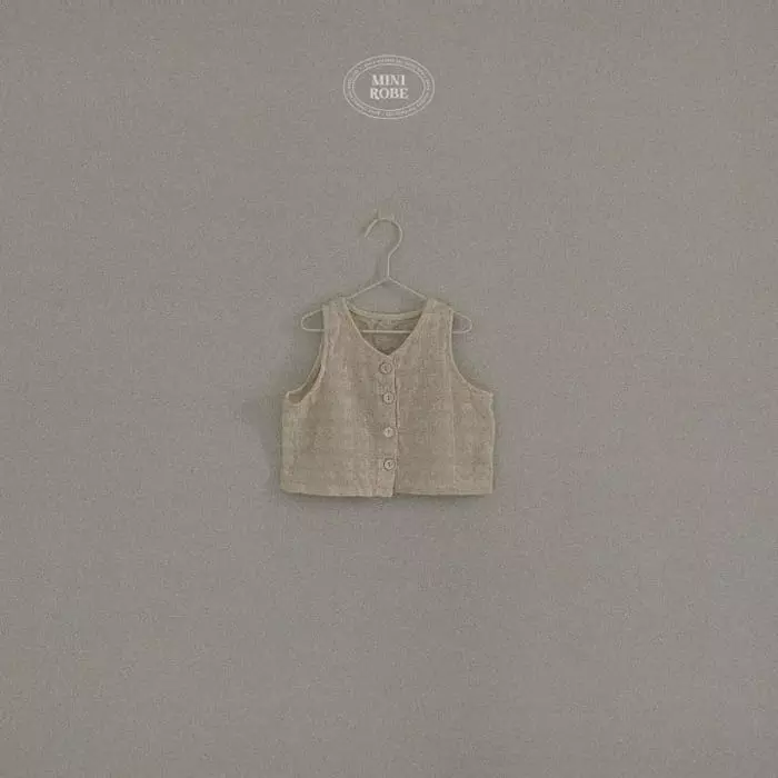 Mini Robe - Korean Baby Fashion - #onlinebabyshop - Bebe Bon Jovi Vest - 3