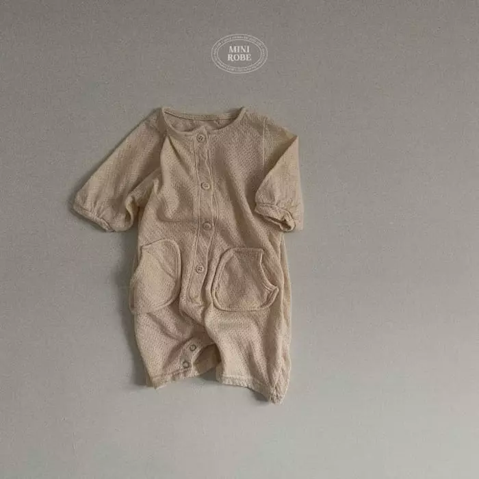 Mini Robe - Korean Baby Fashion - #onlinebabyboutique - Bebe Organic Bodysuit - 4