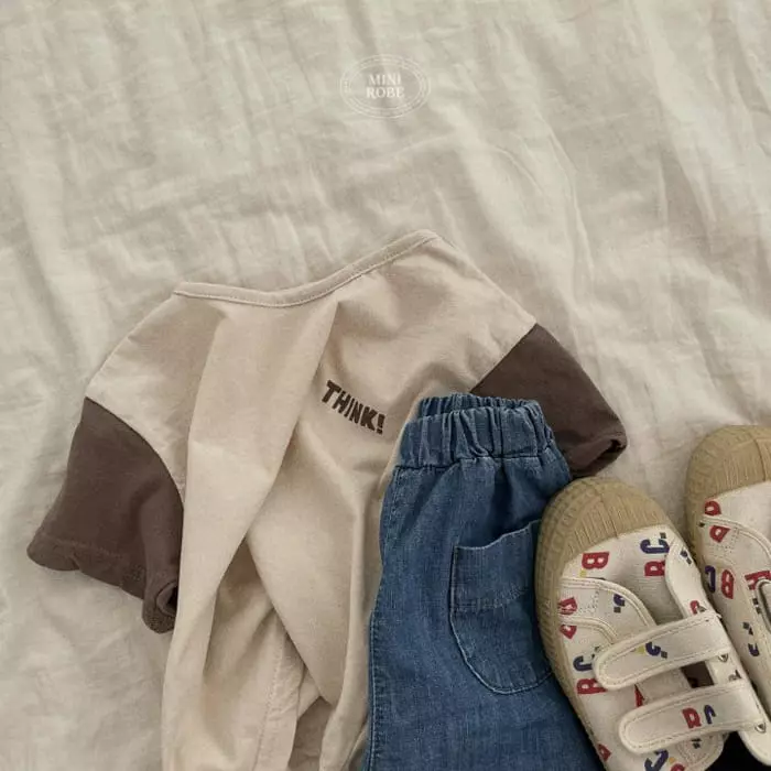 Mini Robe - Korean Baby Fashion - #onlinebabyshop - Bebe Square Tee - 11