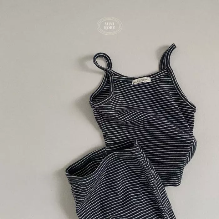 Mini Robe - Korean Baby Fashion - #onlinebabyshop - Bebe Sleeveless Bottom Set - 10