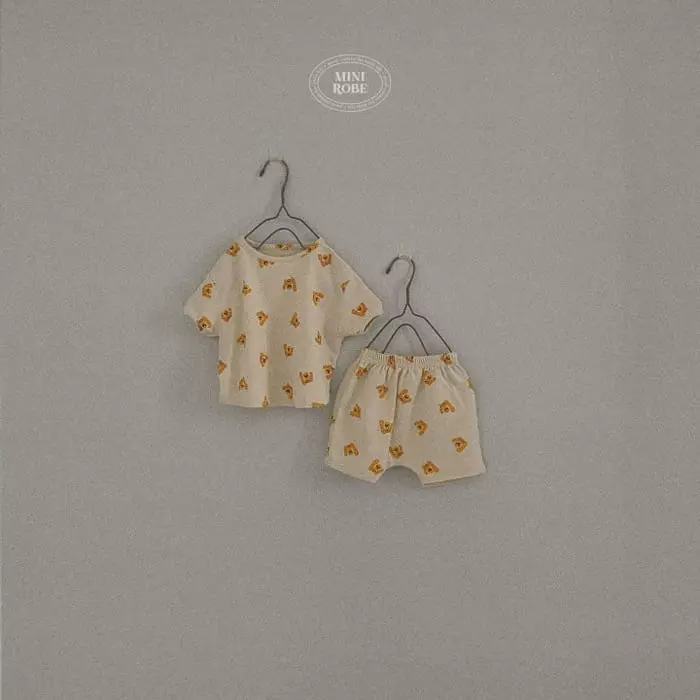 Mini Robe - Korean Baby Fashion - #smilingbaby - Bebe Monchi Tee - 2